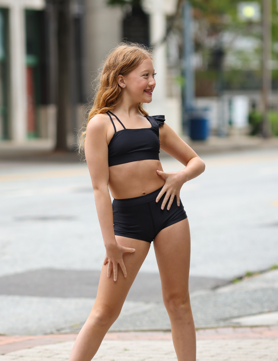 The Bijou Top (OLL330-BLK) - Black – Oh La La Dancewear