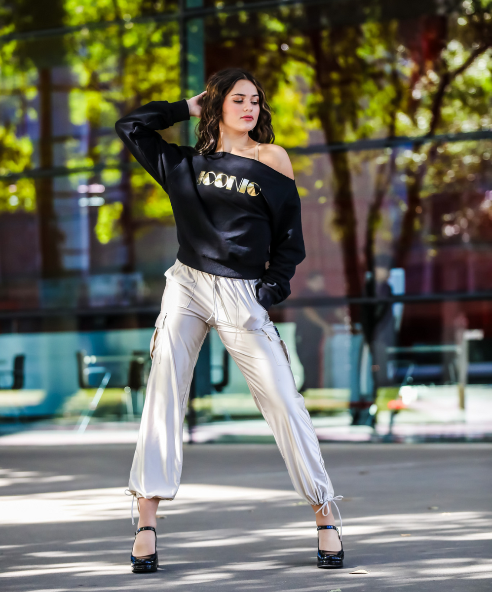 The Statement Cargo Pant (OLL243CHP) Champagne FINAL SALE Oh La