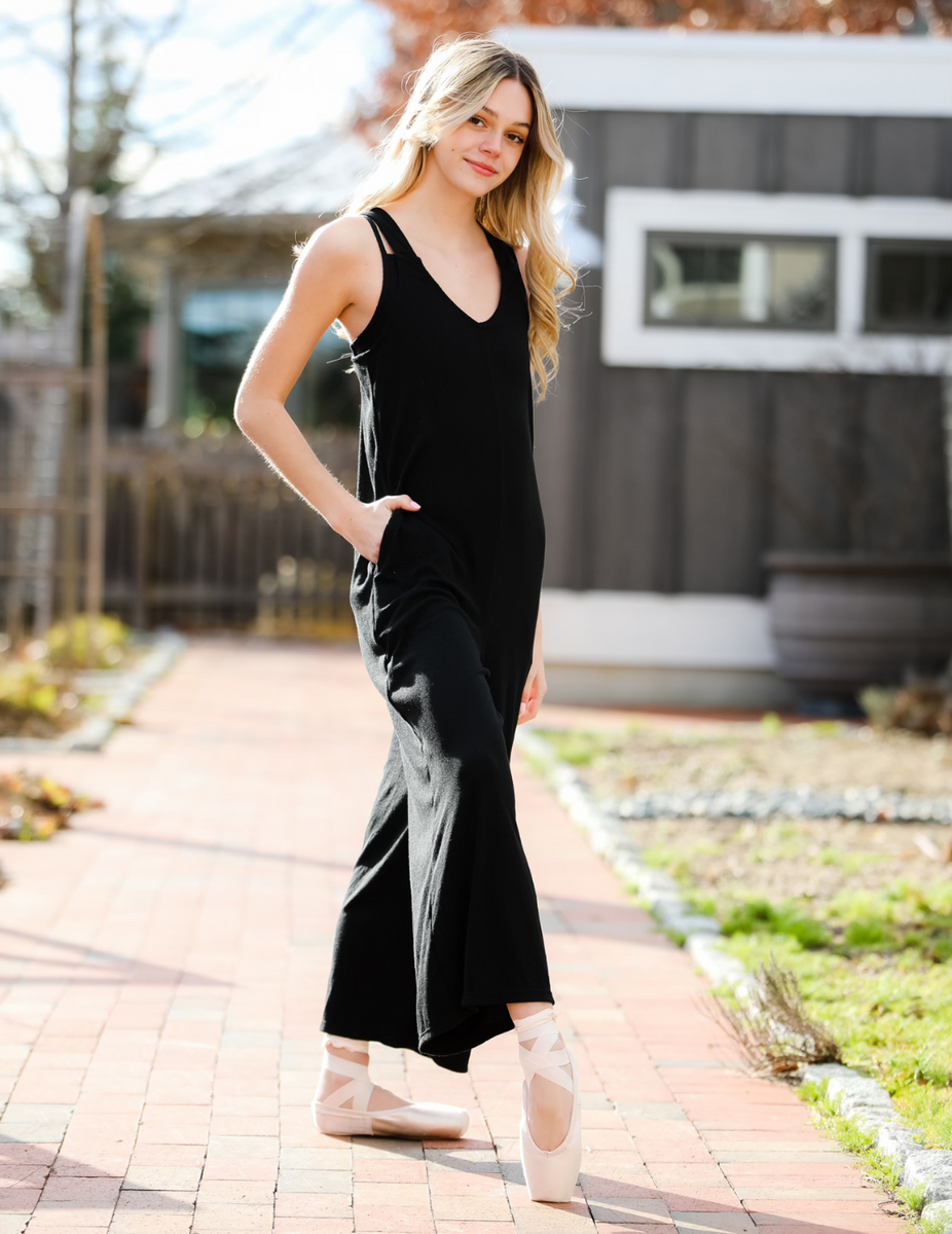 The Chloe Romper (OLL280-BLK) - Black - FINAL SALE – Oh La La