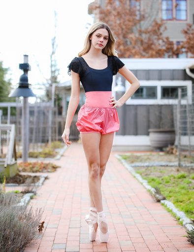Chic Ballet - The Bethany Trash Short (CHIC302-COR) - Coral - FINAL SALE