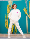The Epic Sweatpant (OLL384-CDS) - Cloud Dancer/ Strawberry Moon