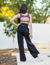 The Coastline Pant (OLL413-BLW) - Black/White