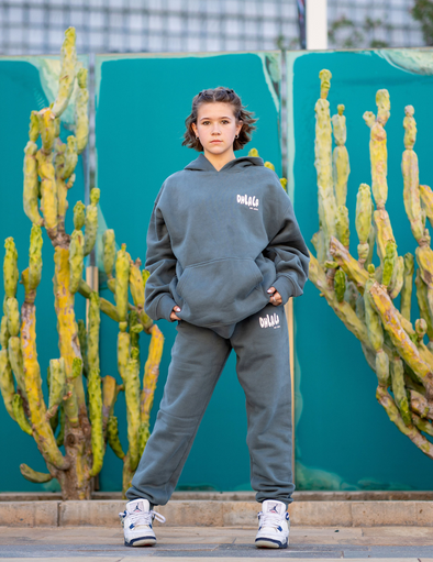 The Epic Hoodie (OLL383-GBC) - Goblin Blue/ Cloud Dancer
