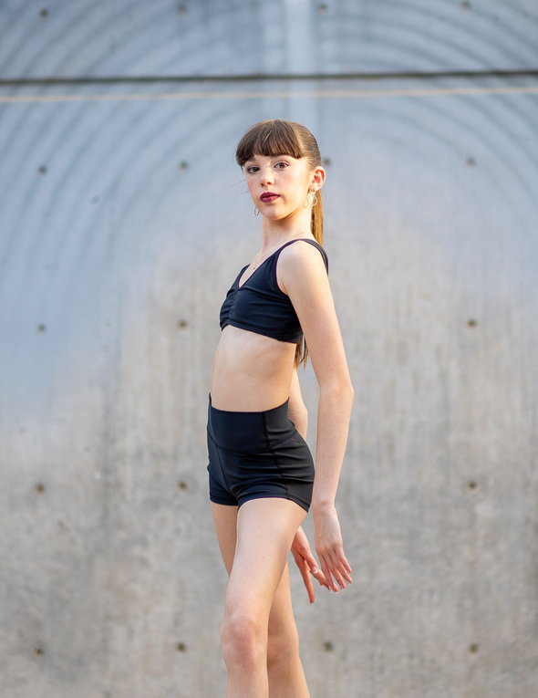 The Sunset Top (OLL393-BLK) - Black