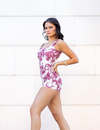 The Boho Onesie (OLL389-MRE) - Mesa Rose/Egret Print