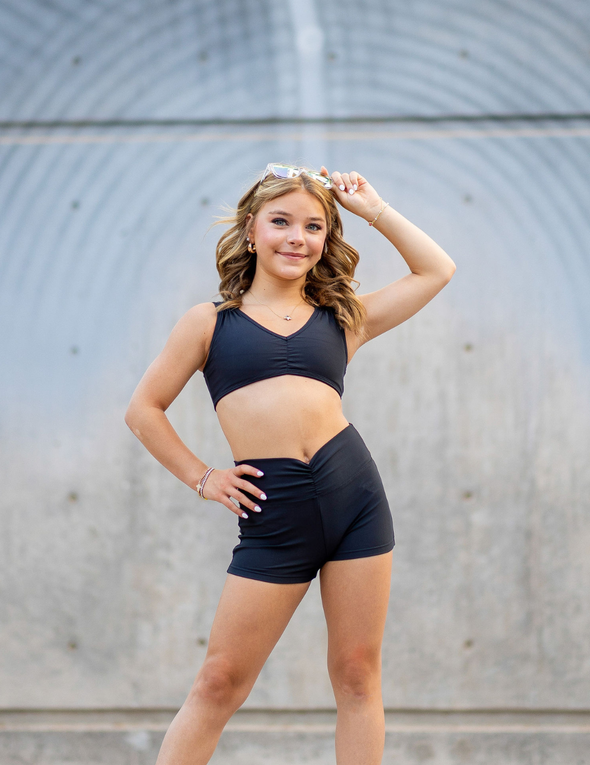 The Sunset Top (OLL393-BLK) - Black