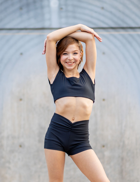 The Horizon Top (OLL395-BLK) - Black