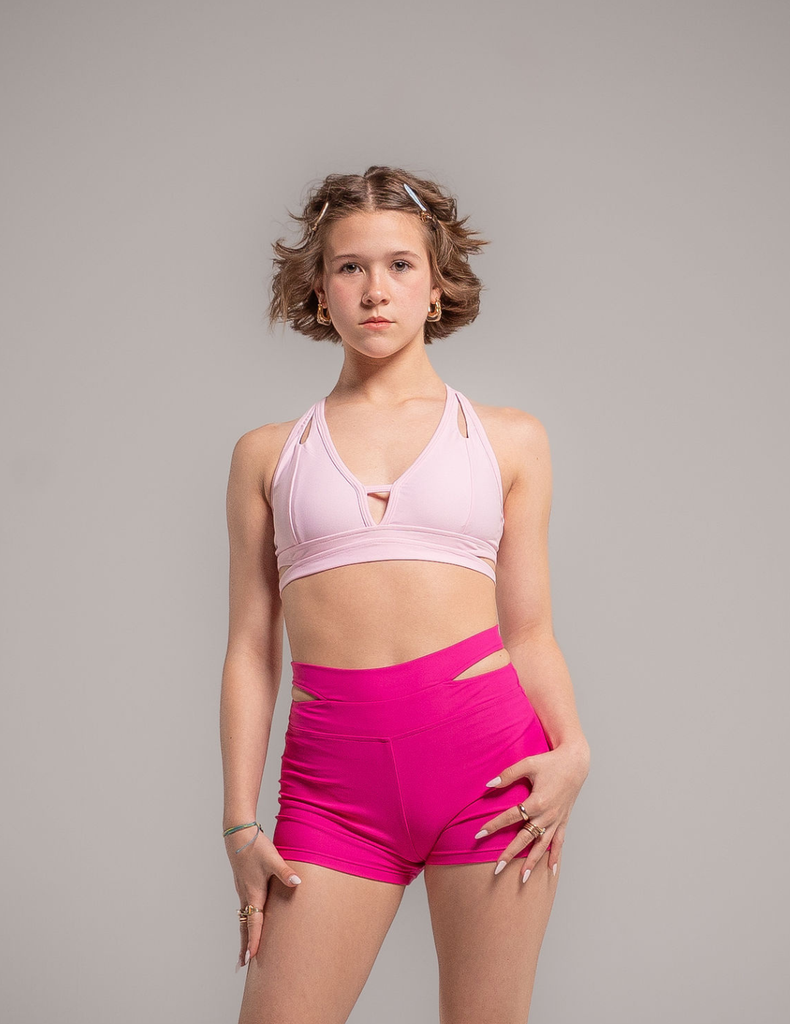 トップス Babylclub string top pink The Lucky Top (OLL400-POS) - Posh Pink – Oh La La Dancewear