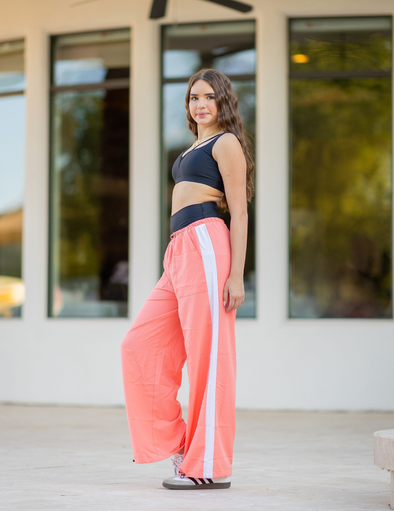 The Coastline Pant (OLL413L-GPW) - Georgia Peach/White - LONG