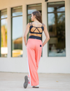 The Coastline Pant (OLL413-GPW) - Georgia Peach/White