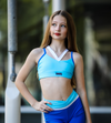 The Phoenix Top (OLL292-NWL) - Neon Blue/White/Lapis Blue