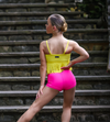 The Boyshort (OLL226-NPK) - Neon Pink