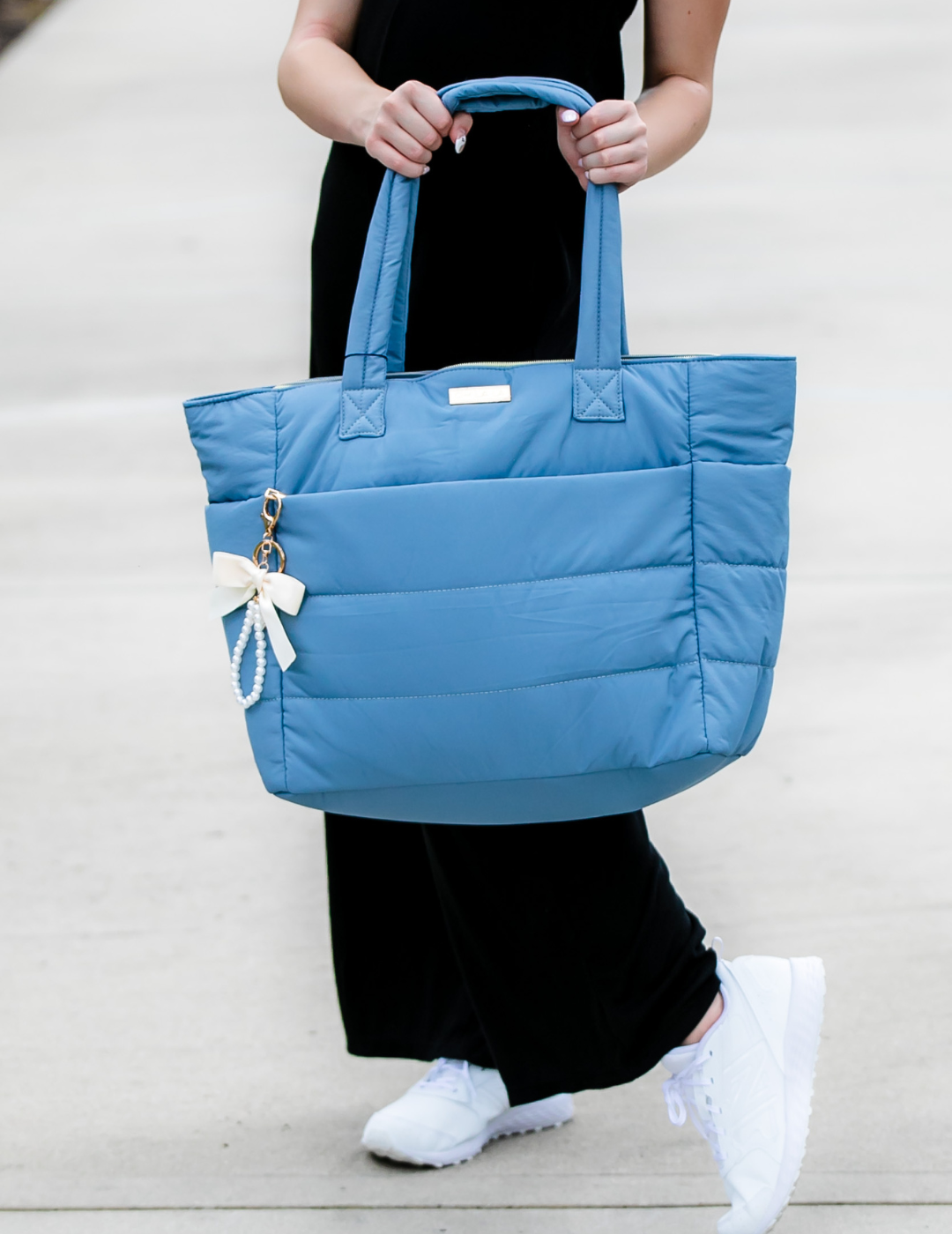 The Cloud 9 Tote (OLL376-SLB) - Slate Blue - FINAL SALE The Cloud 9 Tote (OLL376-SLB) - Slate Blue - FINAL SALE