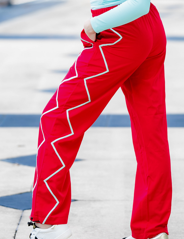 The Velocity Pant (OLL377-FLM) - Flame Scarlet