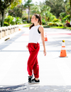 The Everyday Sweatpant (OLL346-SRD) - Savvy Red