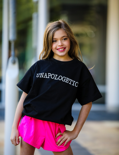 The Unapologetic Tee (OLL300-BLK) - Black - FINAL SALE