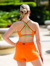 The Lily Top (OLL362-OTM) - Orange Tiger/Multi