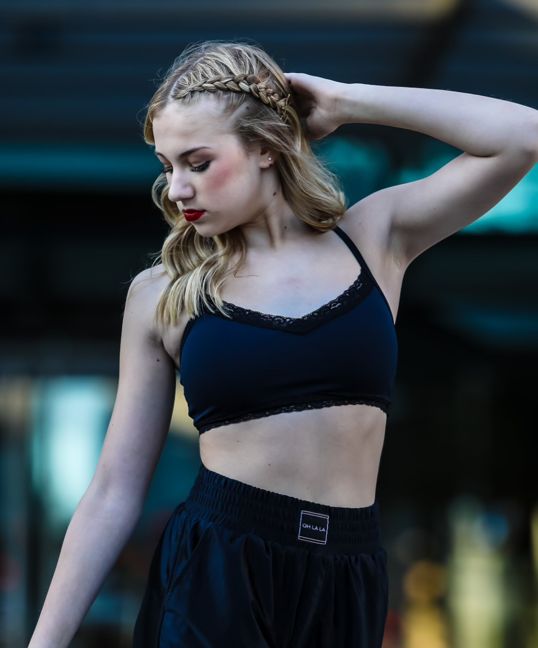 Black Juliet Sport Bra