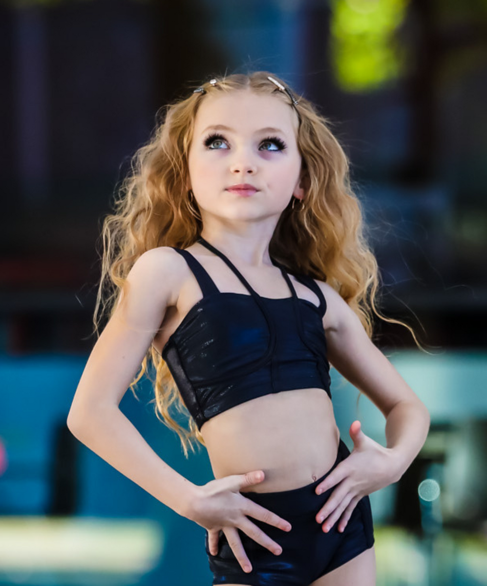 The Liza Top Oll240 Blm Black Metallic Oh La La Dancewear