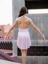 The Cassandra Skirt (CHIC203-APR) -Windsor Apricot