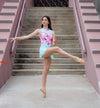 Chic Ballet - The Gisselle Leotard (CHIC107-FLE) - Floral Expression - FINAL SALE