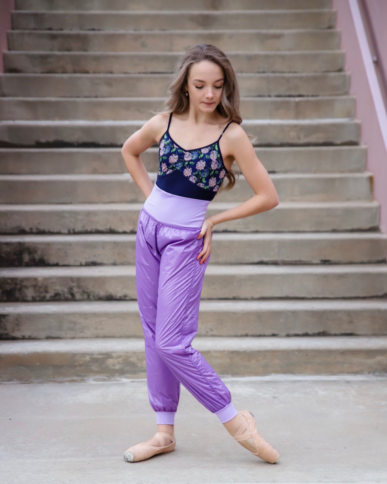Chic Ballet - The Andrea Trash Pant (CHIC301-LLC) - Lilac 