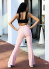 The Crossover Flare Legging (OLL213-RCL) - Rose Cloud