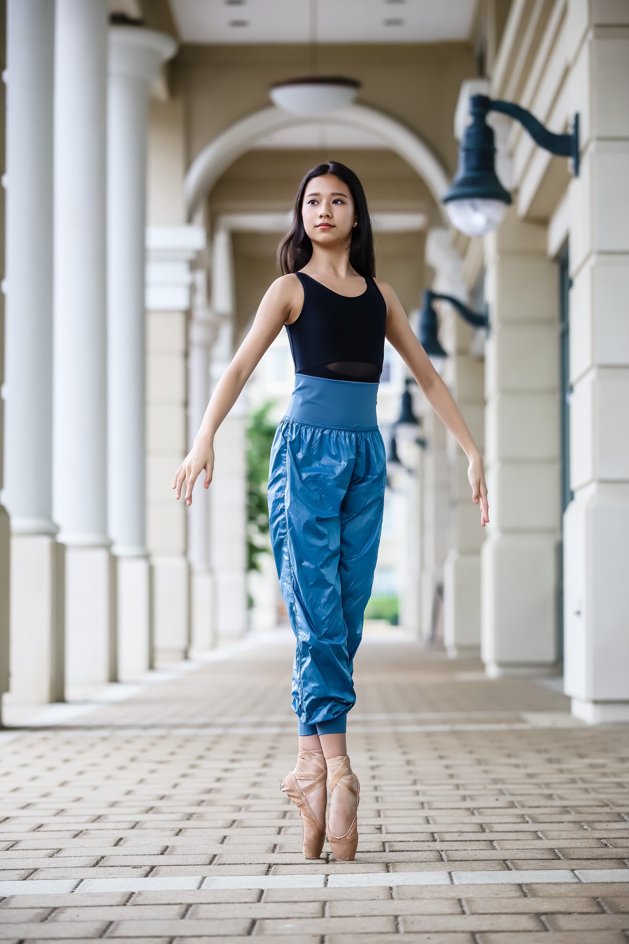 a*.様 houseonthehill Pants Ballet 90size Chic Ballet - The Andrea Trash Pant (CHIC301-DBL) - Deep